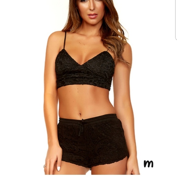Forplay Pants - Desert Days Crochet Shorts And Top